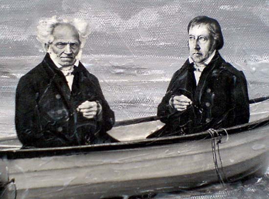 Image result for schopenhauer and hegel