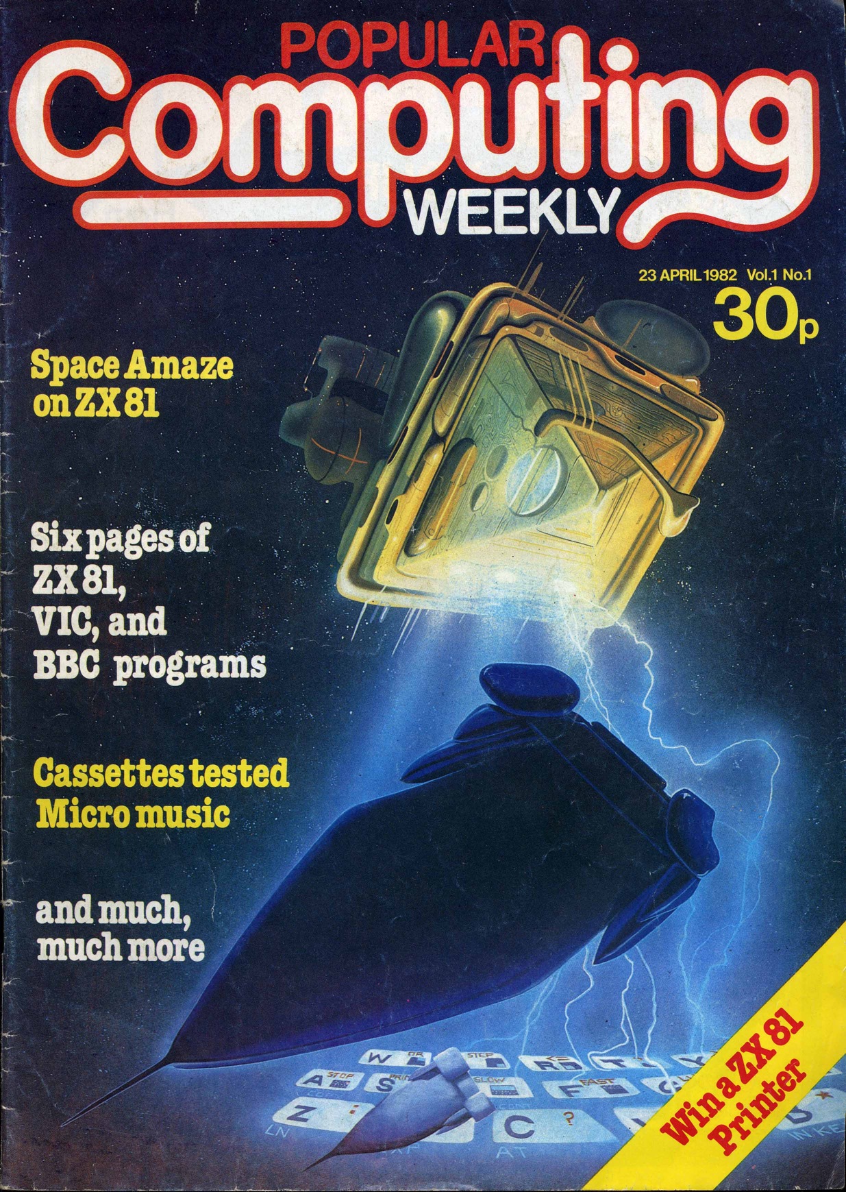 Popular Computing Weekly Issue #1 Space Amaze