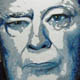 Patrick Moore (2009) acrylic on canvas 600mm x 600mm