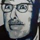 Magnus Pyke (2009) acrylic on canvas 600mm x 600mm